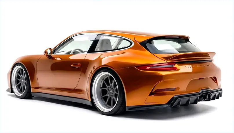 Indecent Goes Wild: Polish Tuner Transforms Porsche 911 into Controversial Shooting Brake