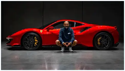 Ferrari Luce electric car displayed at an exclusive launch event